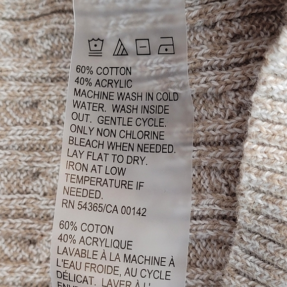 Women's Soft Cable Knit Crewneck Sweater 3/4 Sleeve Plus Size 3X - Picture 7 of 8